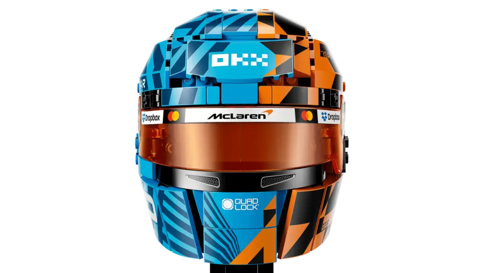 Mô Hình Lego McLaren Mastercard F1® Team Oscar Piastri Helmet 43017 - Ảnh 5