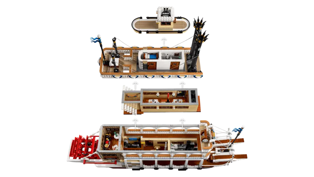 Mô Hình Lego River Steamboat 21356 - Ảnh 3