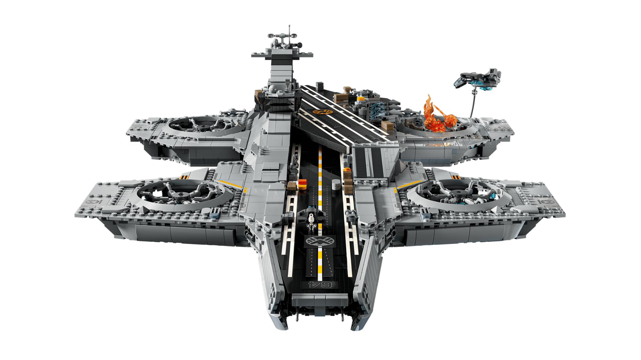 Alternative view of Mô Hình Lego S.H.I.E.L.D. Helicarrier 76354