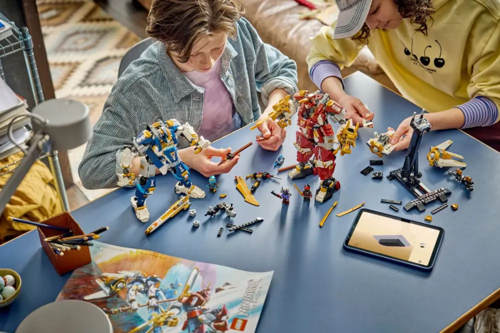 Mô Hình Lego The Twin Titan Mechs 71870 - Ảnh 4