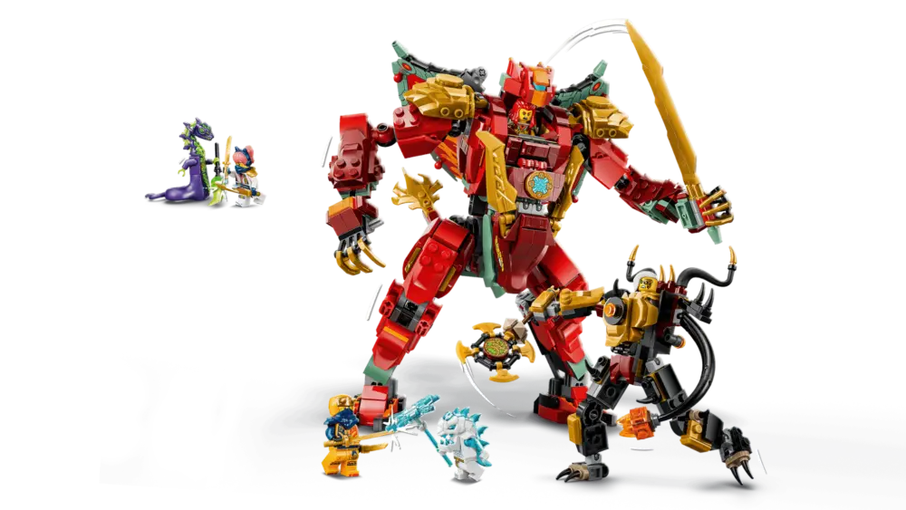 Mô Hình Lego Wyldfyre's Transforming Dragon Mech 71868 - Ảnh 3