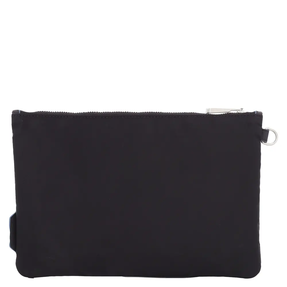 Túi Montblanc Nylon Spirit Medium Pouch 128734-BLACK-BLUE - Ảnh 3