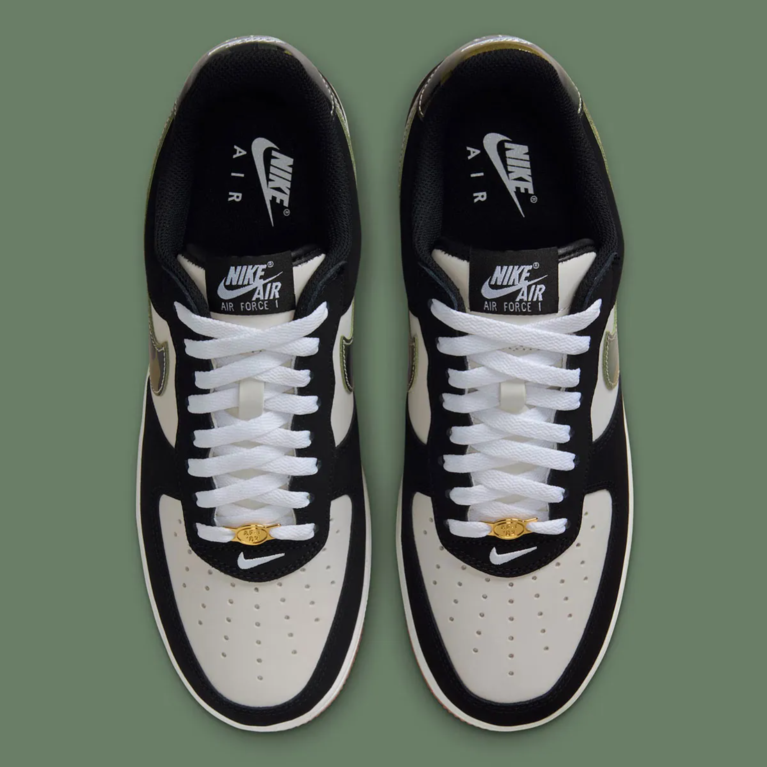 Giày Nike Air Force 1 Low '07 LV8 'Black Patent' HQ1967-100 - Ảnh 4
