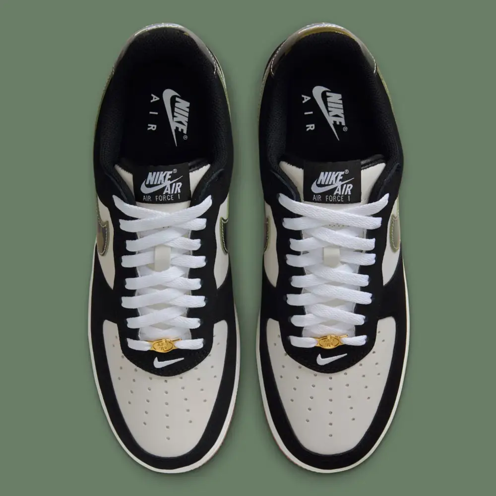 Giày Nike Air Force 1 Low '07 LV8 'Black Patent' HQ1967-100 - Ảnh 4