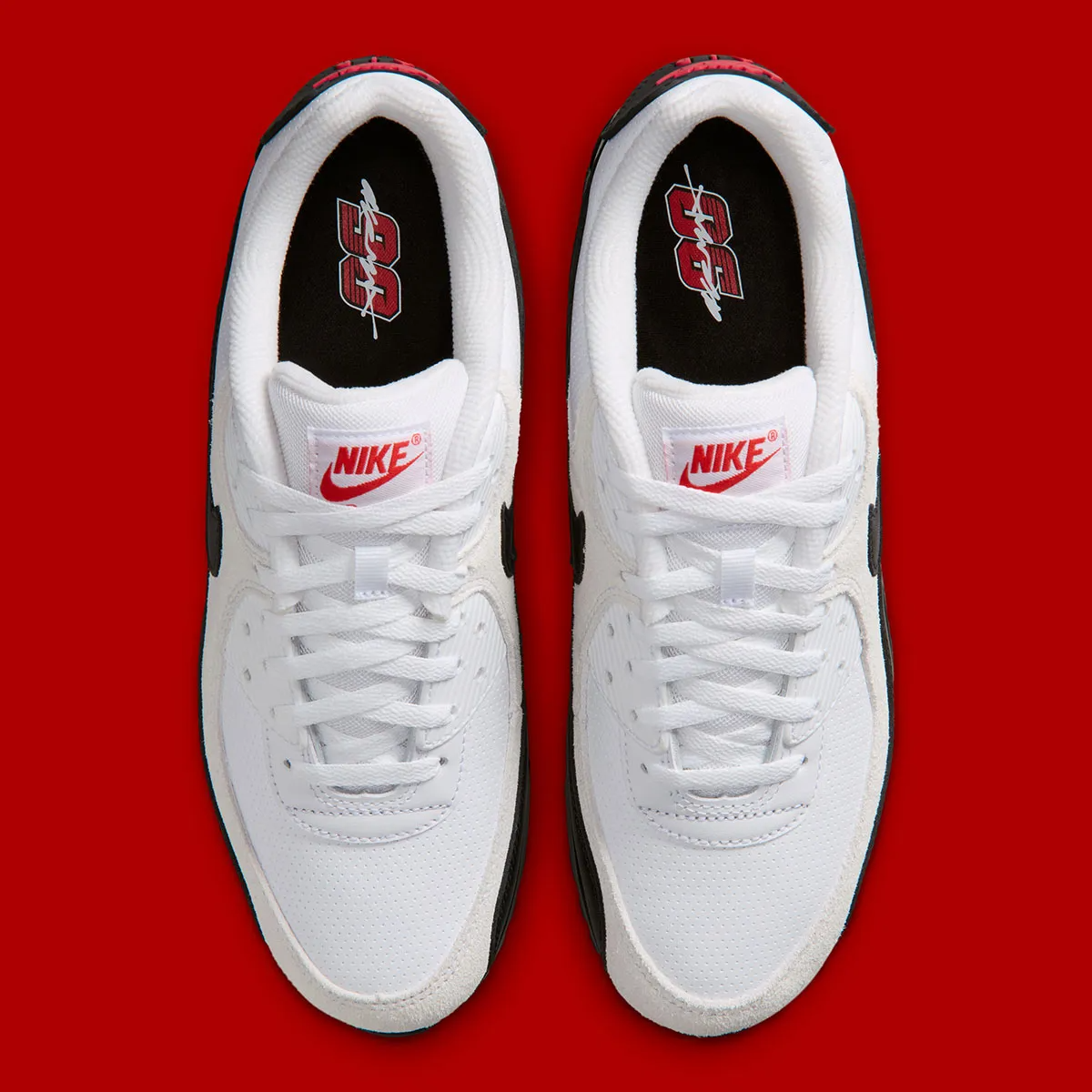 Alternative view of Giày Nike Air Max 90 'White Black' IV2867-100
