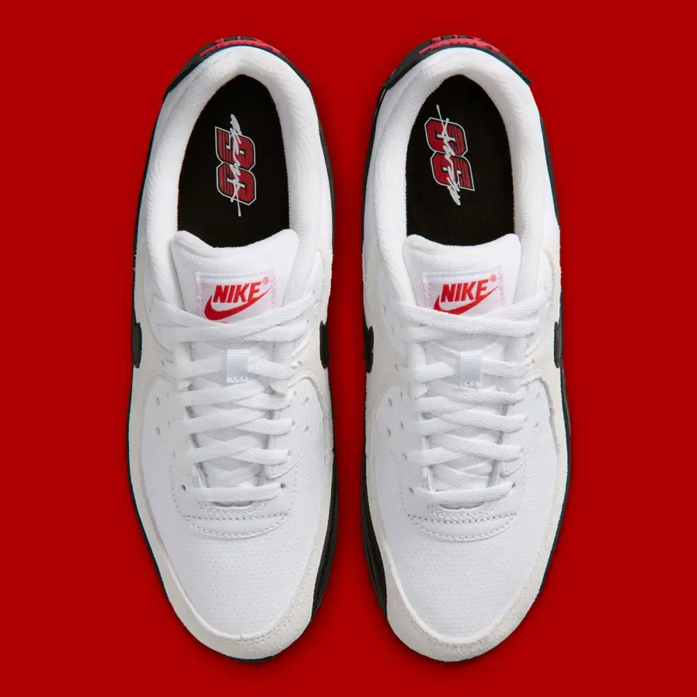 Alternative view of Giày Nike Air Max 90 'White Black' IV2867-100