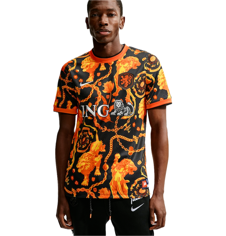 Áo Nike Netherlands x Patta Academy Pro Short-Sleeve Top IH1678-010 - Ảnh 4