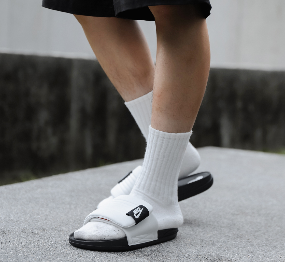 Alternative view of Dép Nike Offcourt Adjust Slide ‘Summit White Black’ DQ9624-100