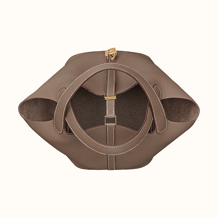 Alternative view of Túi Hermes Picotin Lock 22 Bag Gold Etoupe H060991CC18