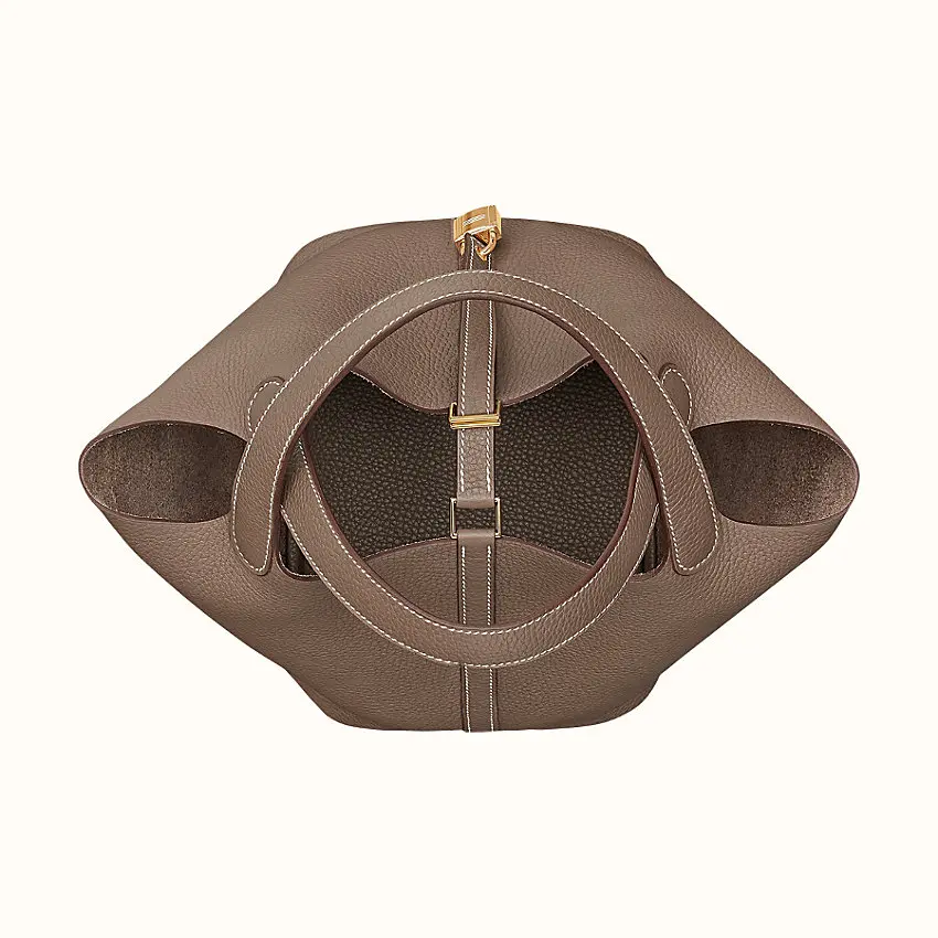 Alternative view of Túi Hermes Picotin Lock 22 Bag Gold Etoupe H060991CC18