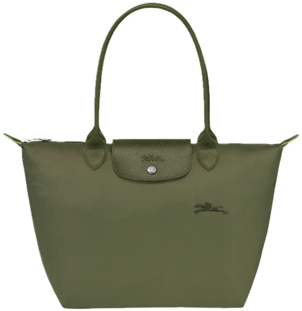 Túi Longchamp Le Pliage Green M Tote Bag 'Forest' L2605919479