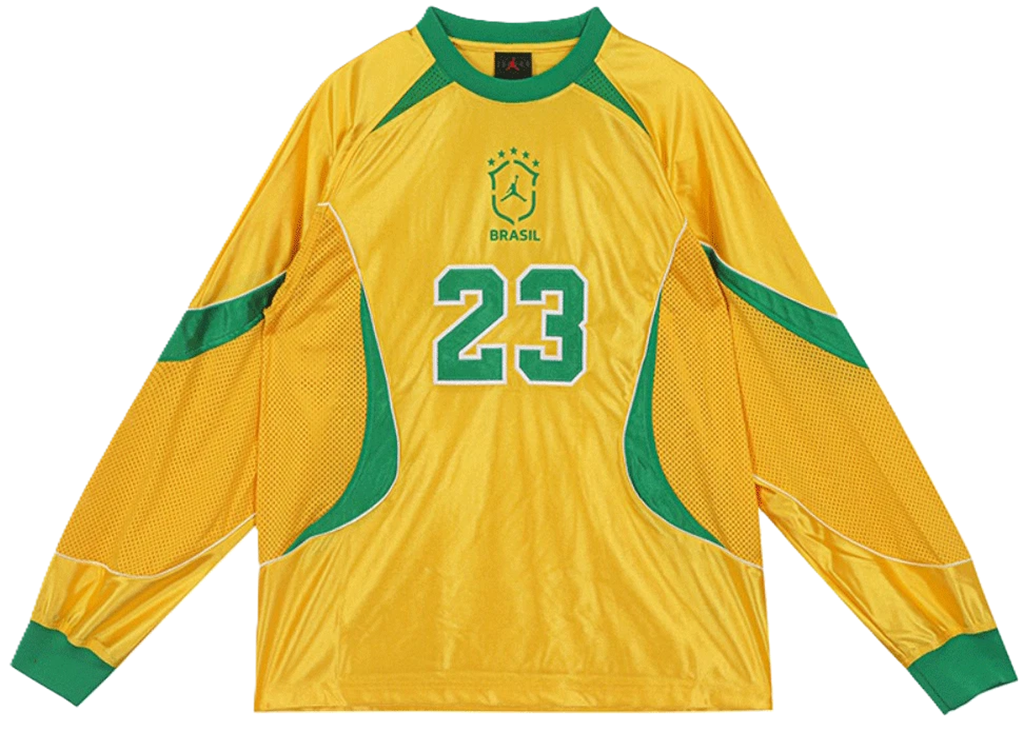 Áo Nike Brazil X Jordan Goalie Top 'Varsity Maize' IF3900-741