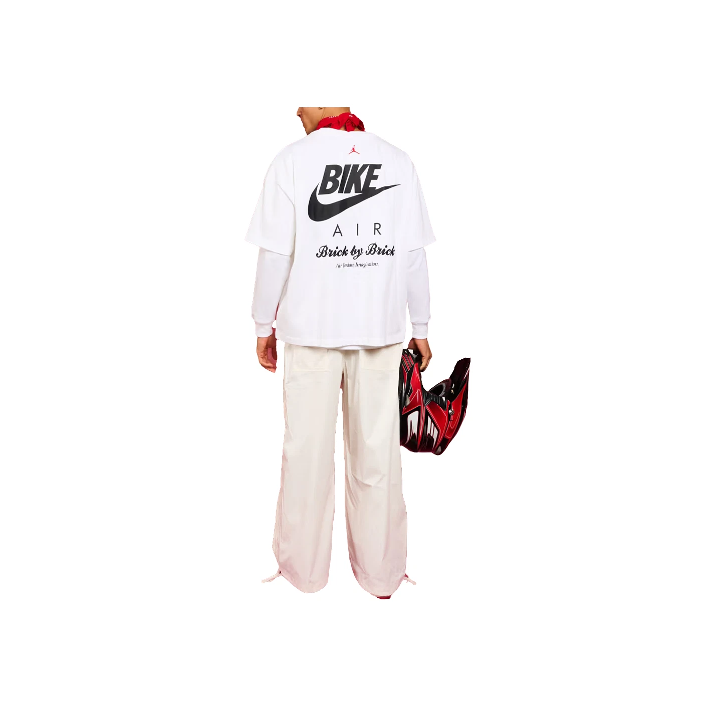 Alternative view of Áo Nike Jordan x Nigel Sylvester T-Shirt 'White' HQ1737-100