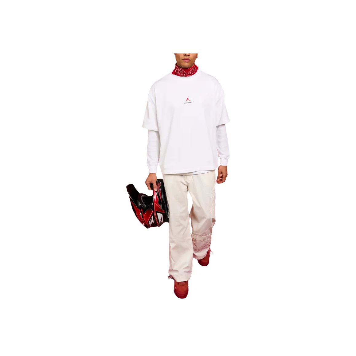 Áo Nike Jordan x Nigel Sylvester T-Shirt 'White' HQ1737-100 - Ảnh 3