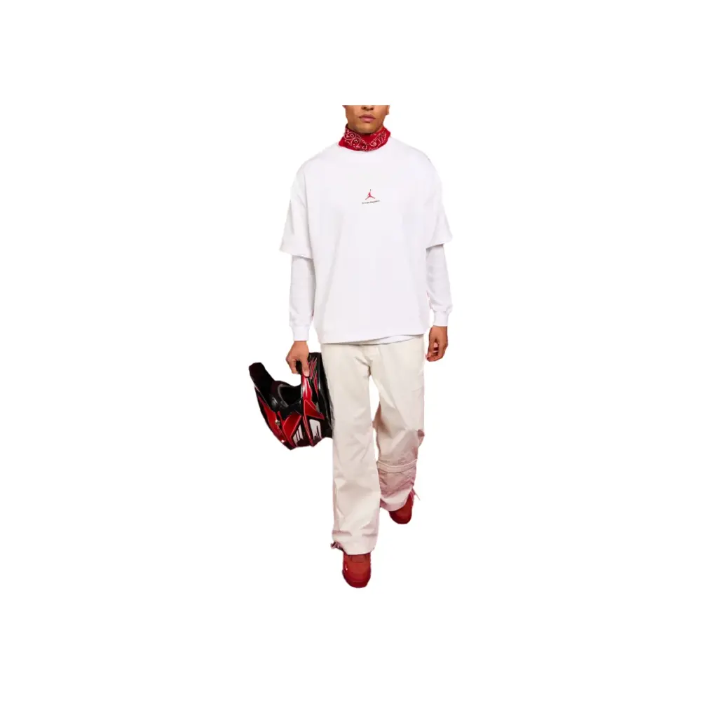 Áo Nike Jordan x Nigel Sylvester T-Shirt 'White' HQ1737-100 - Ảnh 3