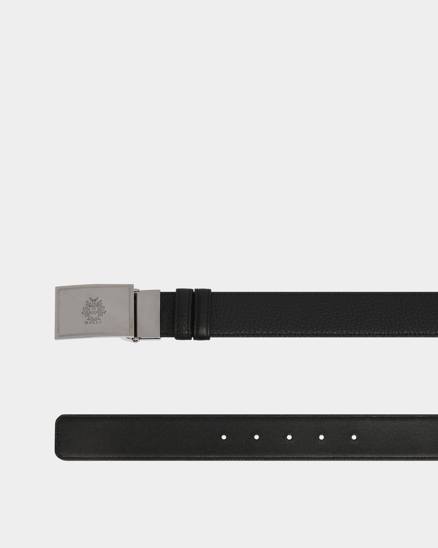 Alternative view of Thắt Lưng Nam Bally Crest Plaque Reversible Belt 'Black' 6311837