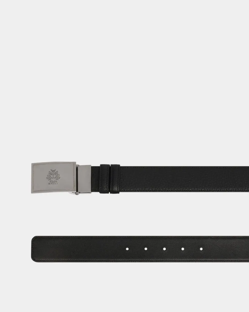 Alternative view of Thắt Lưng Nam Bally Crest Plaque Reversible Belt 'Black' 6311837