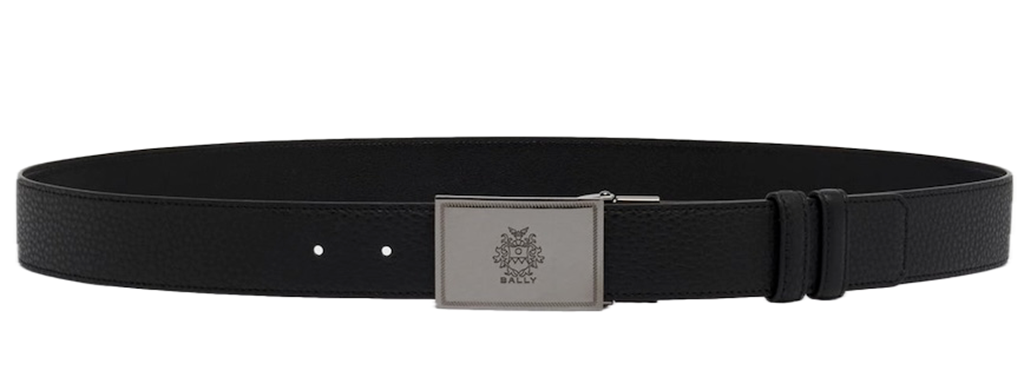 Thắt Lưng Nam Bally Crest Plaque Reversible Belt 'Black' 6311837