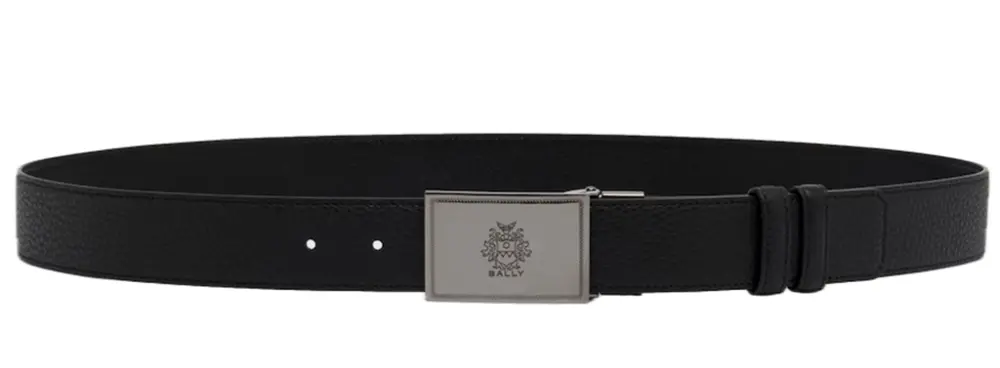 Thắt Lưng Nam Bally Crest Plaque Reversible Belt 'Black' 6311837