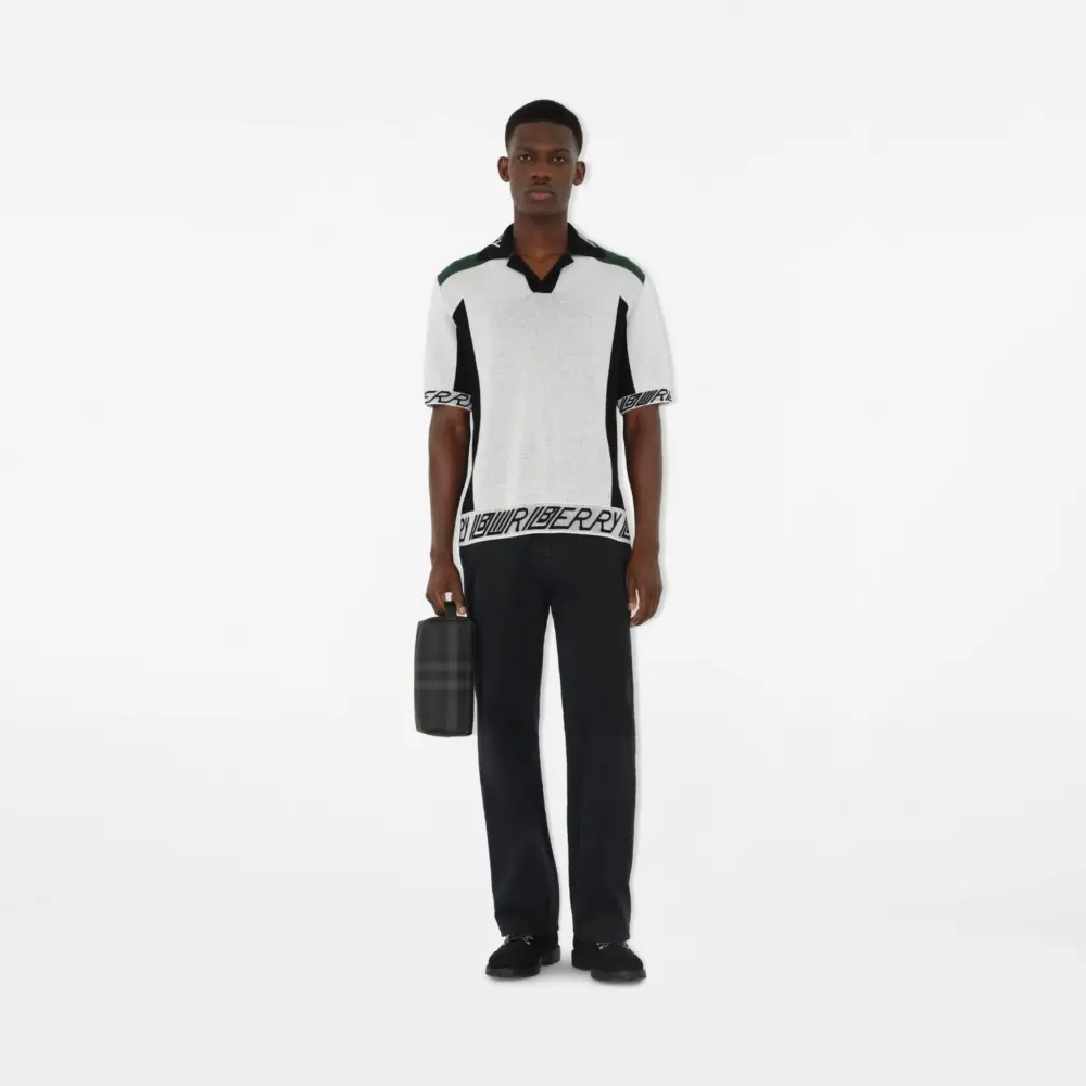 Túi Burberry Check Travel Pouch 'Grey' 80702791 - Ảnh 5