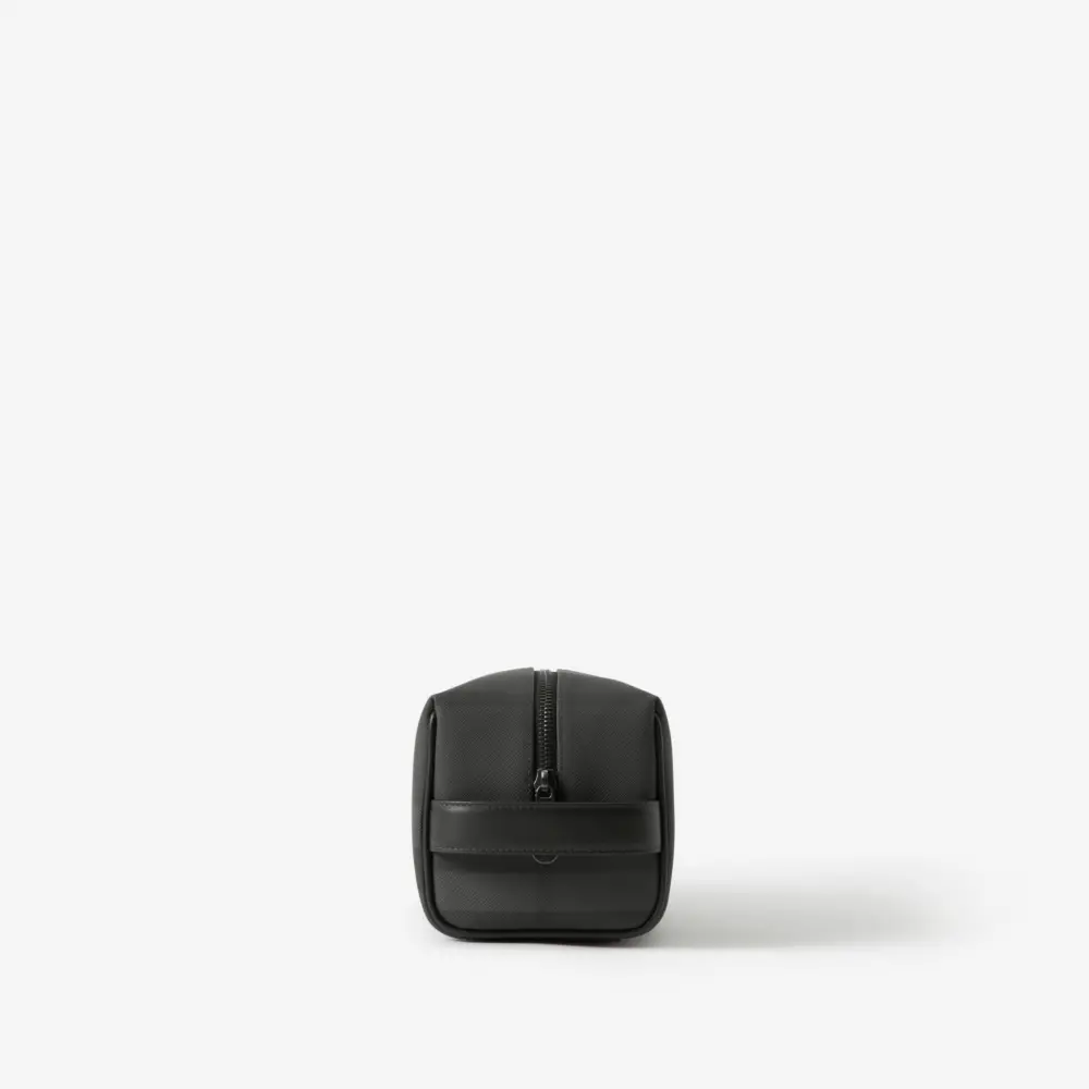 Túi Burberry Check Travel Pouch 'Grey' 80702791 - Ảnh 3