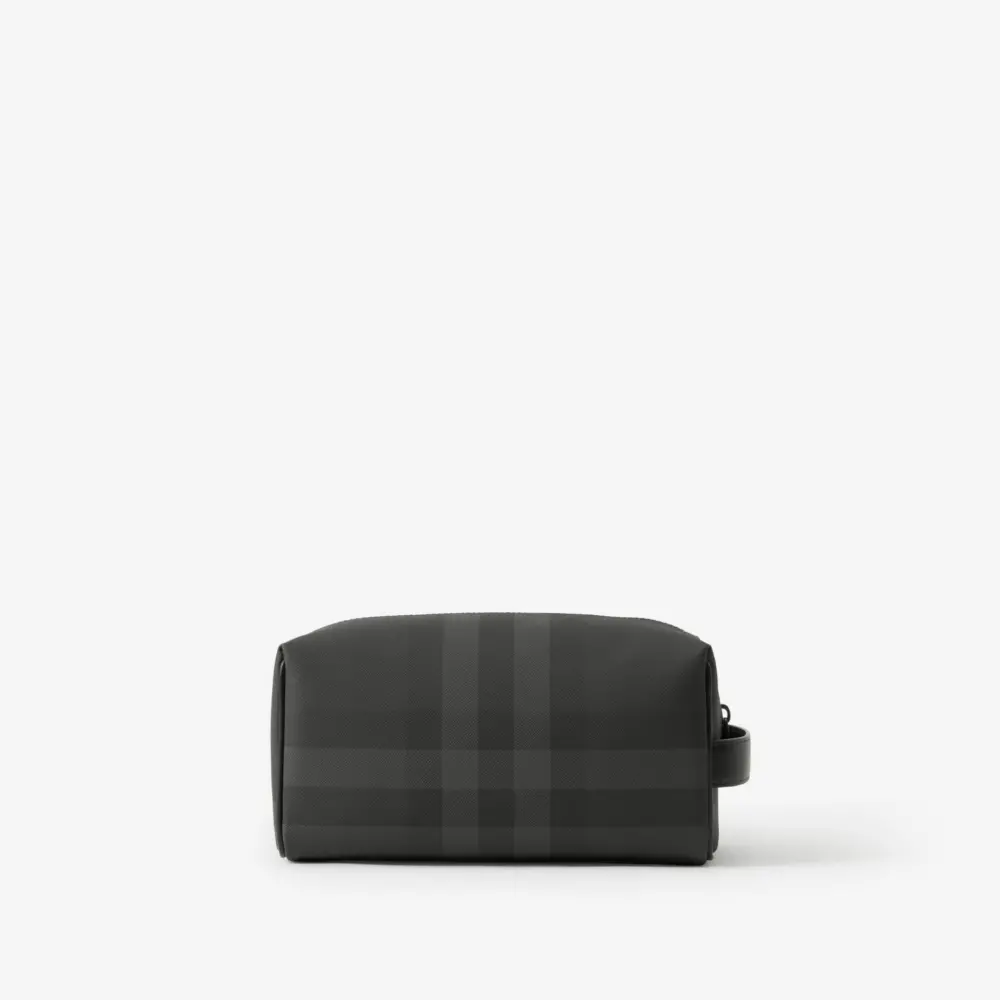 Alternative view of Túi Burberry Check Travel Pouch 'Grey' 80702791