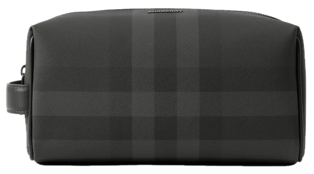 Túi Burberry Check Travel Pouch 'Grey' 80702791