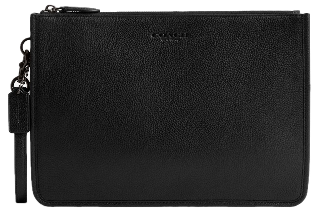 Túi Coach Charter Pouch 'Black' CR787-BLK