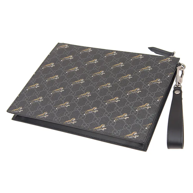 Túi Gucci Handbag Tiger Monogram 'Black' 575136-G2BAN-1087 - Ảnh 4