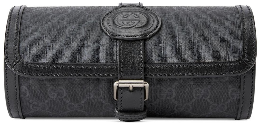 Túi Gucci Leather Watch Bag 'Black' 752464-92TCN-1000