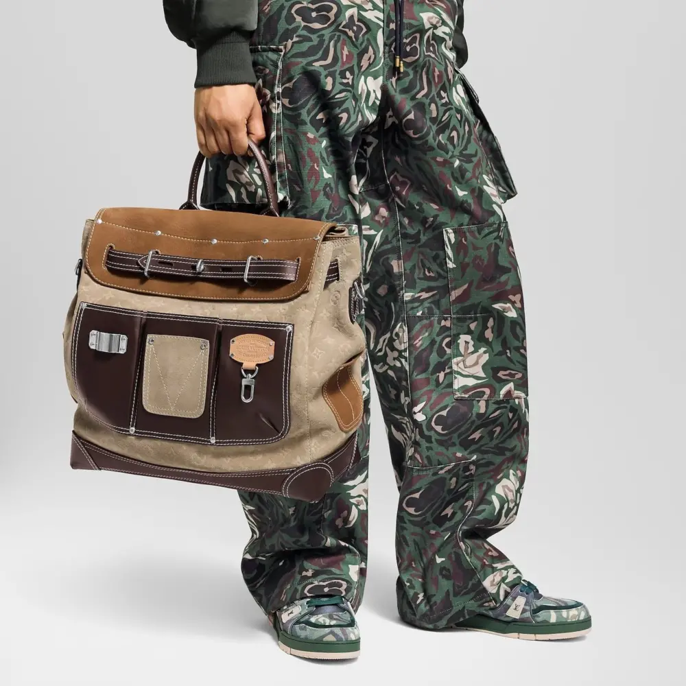 Túi Louis Vuitton Steamer 40 'Tan' M26019 - Ảnh 4