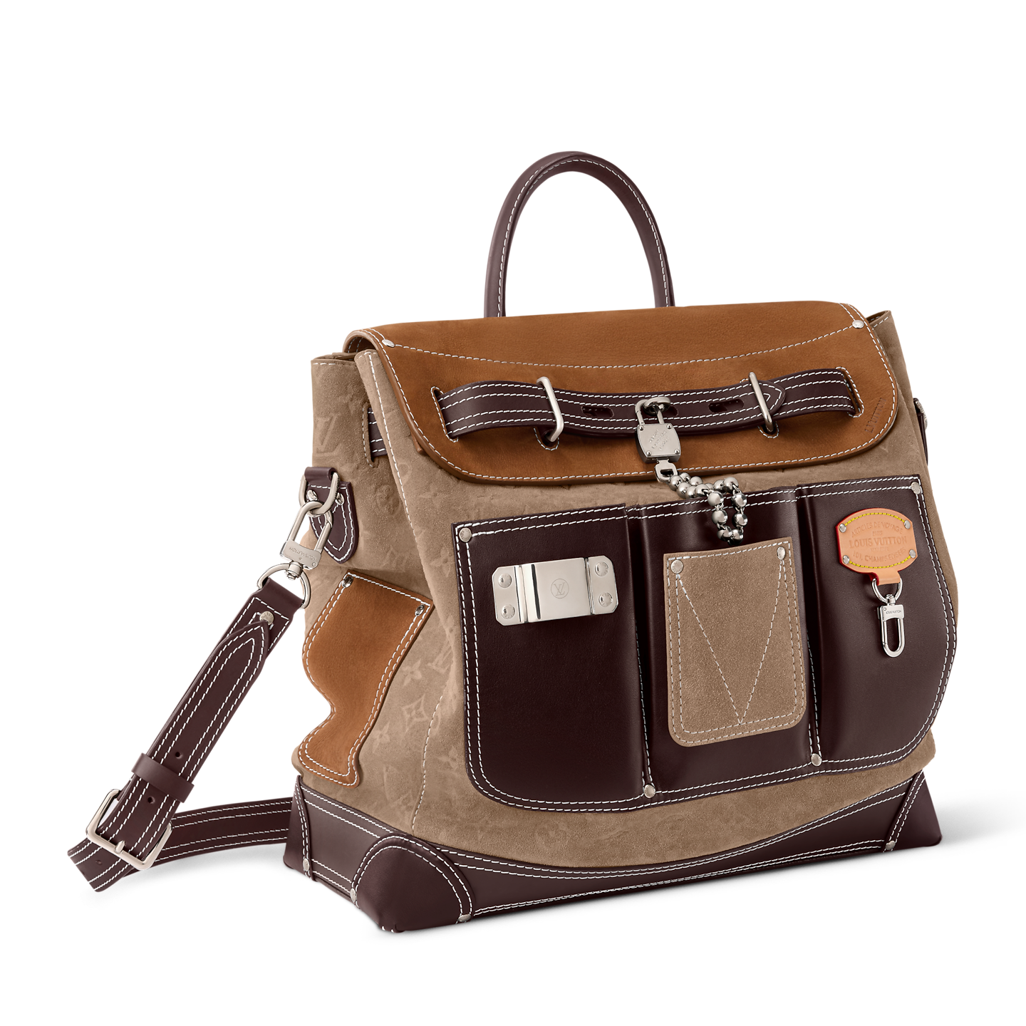 Túi Louis Vuitton Steamer 40 'Tan' M26019 - Ảnh 3