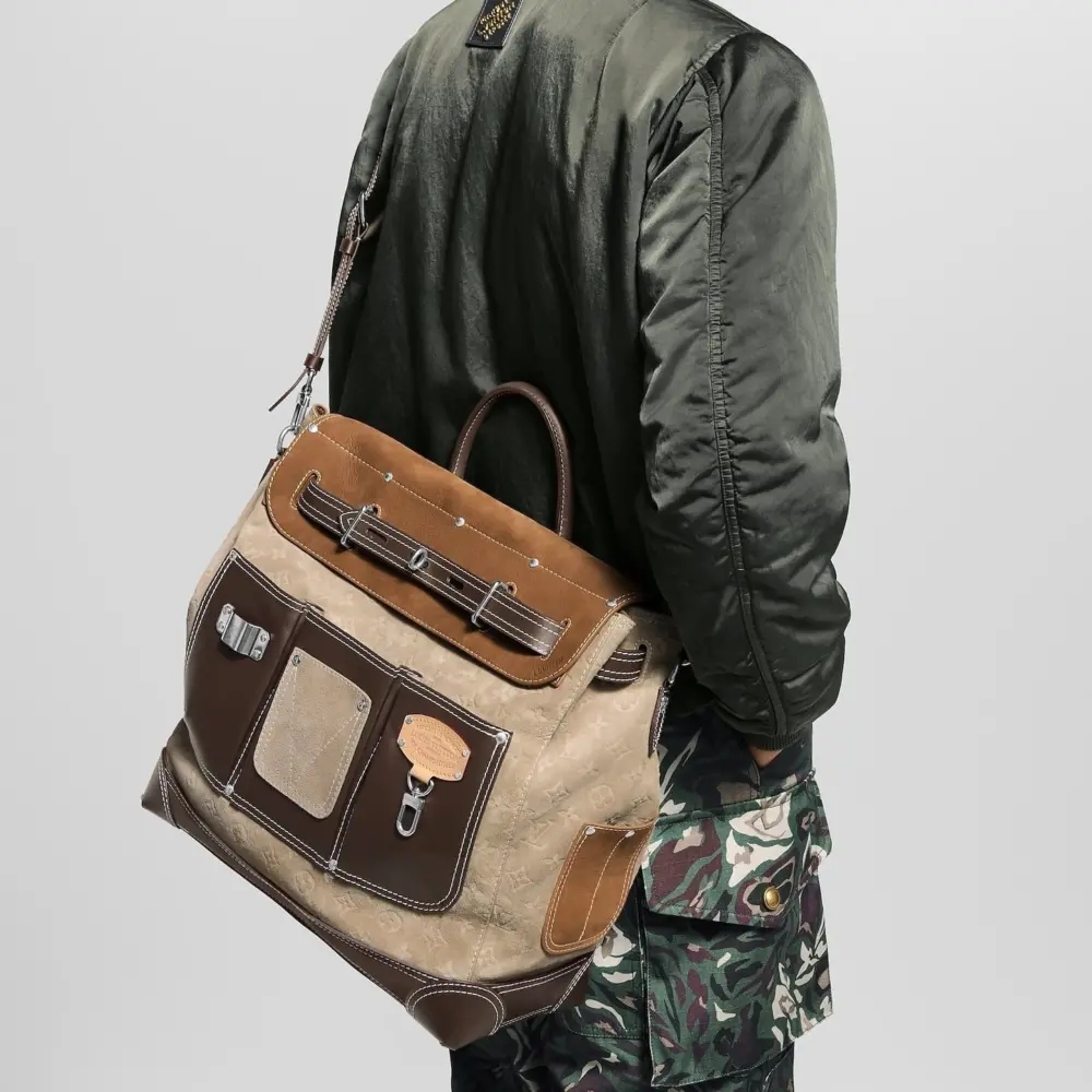 Túi Louis Vuitton Steamer 40 'Tan' M26019 - Ảnh 5