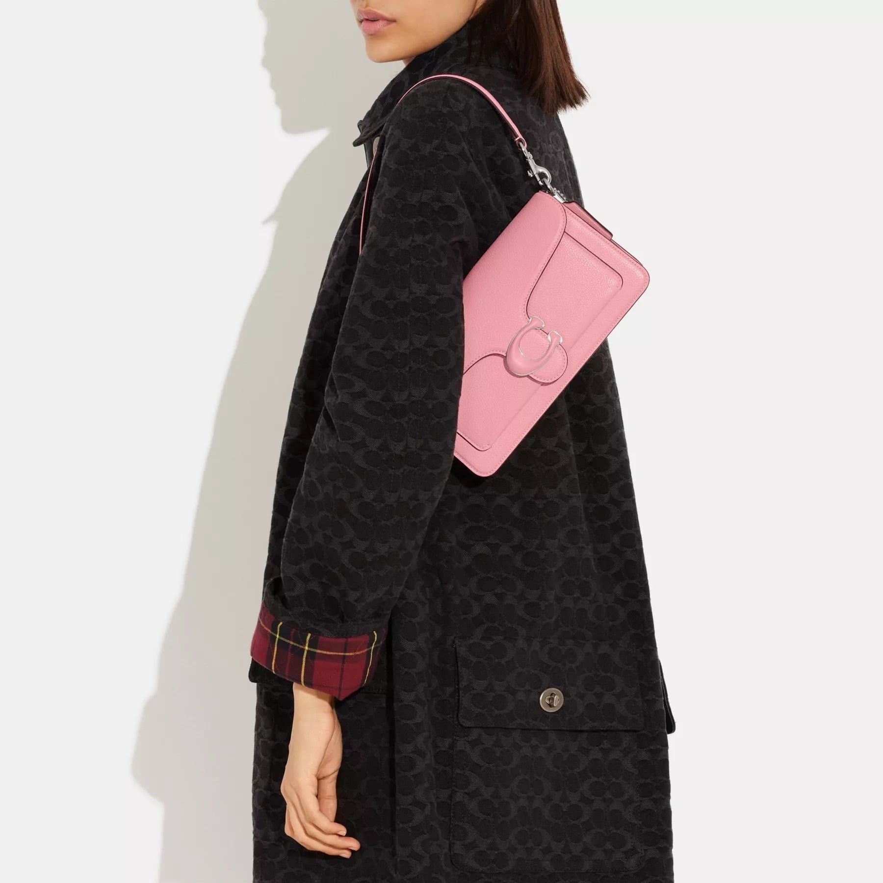 Túi Coach Tabby Shoulder Bag 26 'Pink' CH735-LHVDT - Ảnh 5