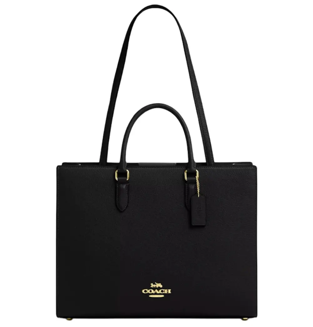 Túi Coach Tote Bag 'Black' CY666-IMBLK