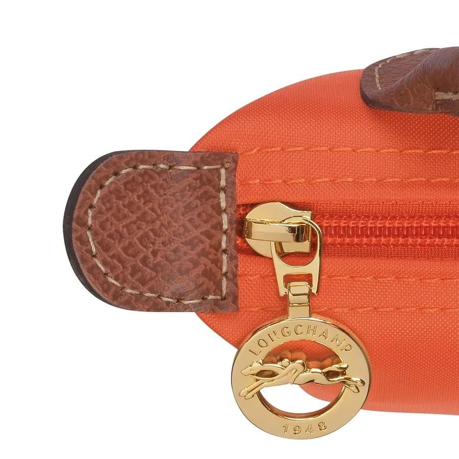 Túi Longchamp Le Pliage Original Pouch 'Orange' 34175089P85 - Ảnh 4