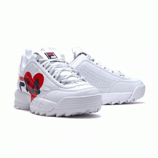 Giày Fila Disruptor 2 White Valentines Day 1FM01137-100 - Ảnh 3