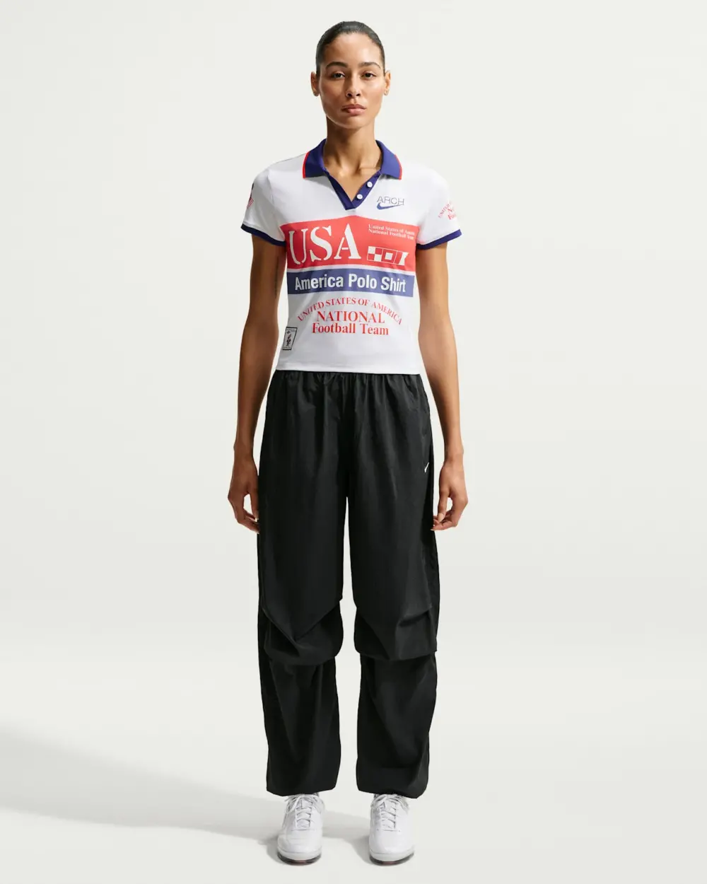 Áo Nike USA x VAA Polo 'White' IM3986-100 - Ảnh 4