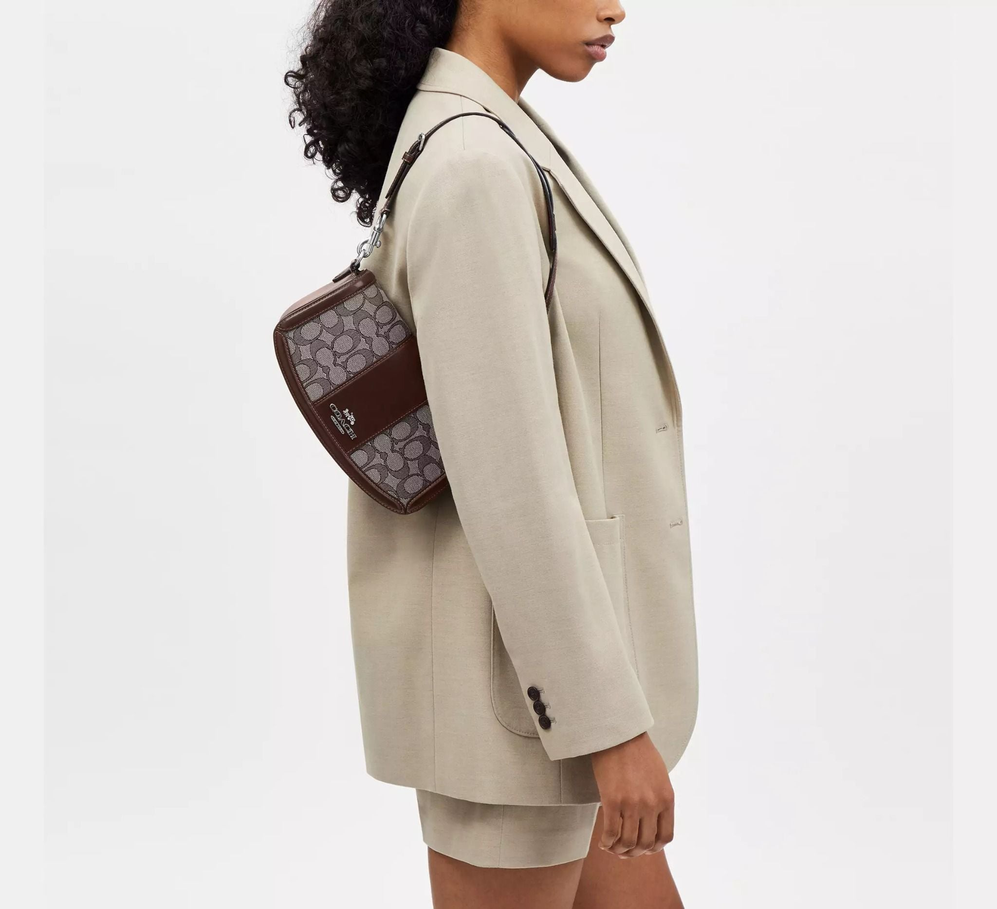Túi Coach Andrea Shoulder Bag 'Maple' CT767-SVS8S - Ảnh 4