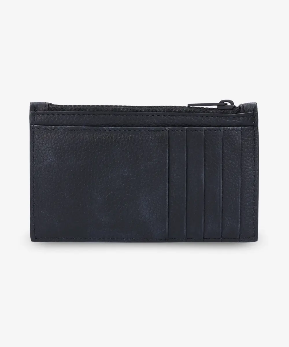 Alternative view of Ví Balenciaga Car Grained Calfskin Card Holder 'Black' 6637142AAD61091