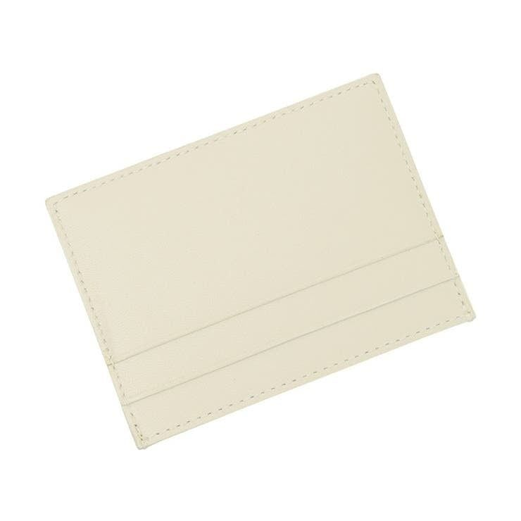 Alternative view of Ví Balenciaga Leather Card Holder 'Beige' 5943091L3739064
