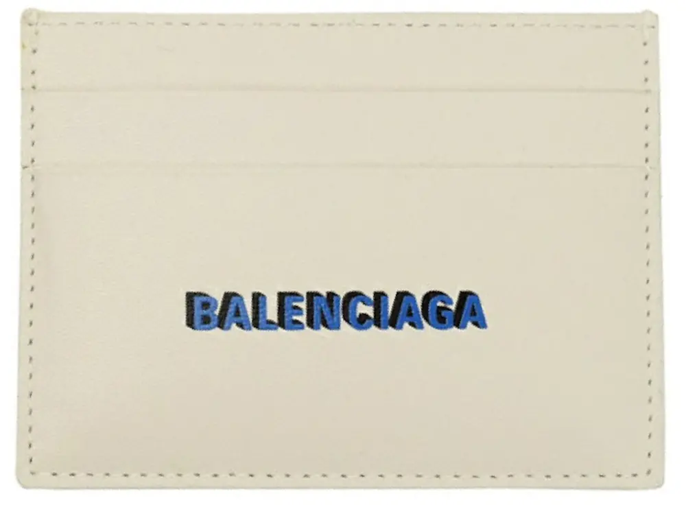 Ví Balenciaga Leather Card Holder 'Beige' 5943091L3739064