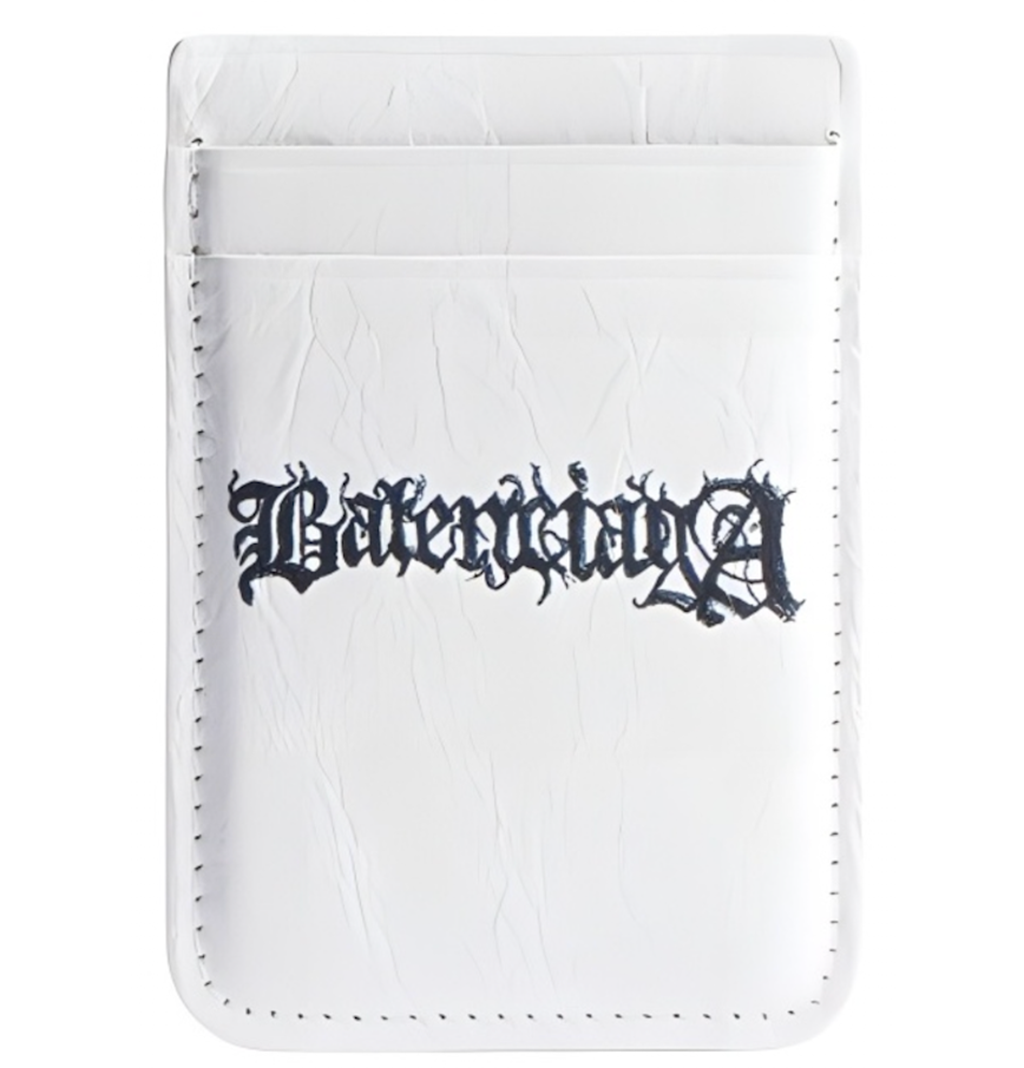 Ví Balenciaga Leather Card Holder 'White' 6758352AAX89060