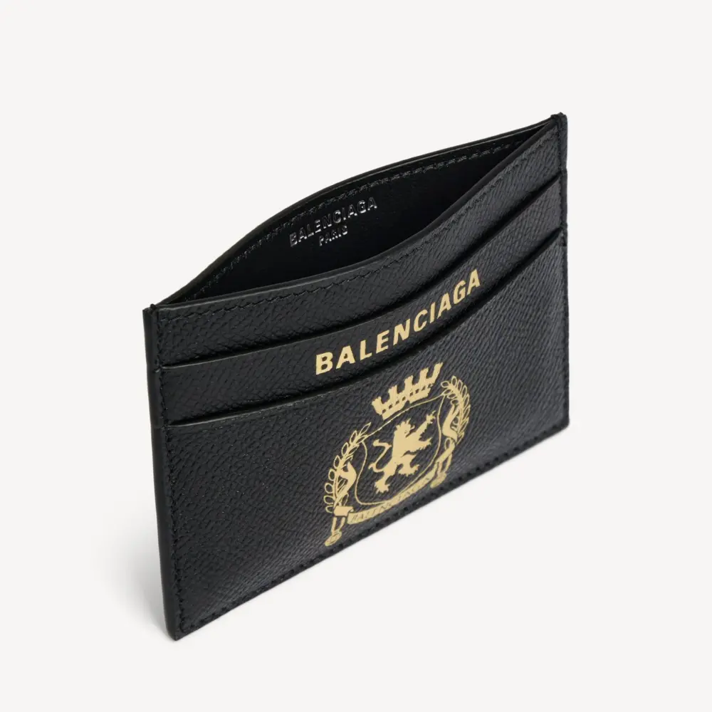 Ví Balenciaga Passport Card Holder ‘Black’ 8463282AB4Y1000 - Ảnh 3