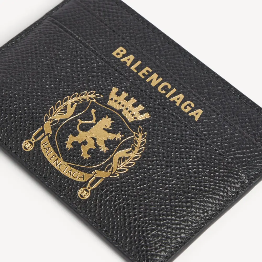 Ví Balenciaga Passport Card Holder ‘Black’ 8463282AB4Y1000 - Ảnh 4