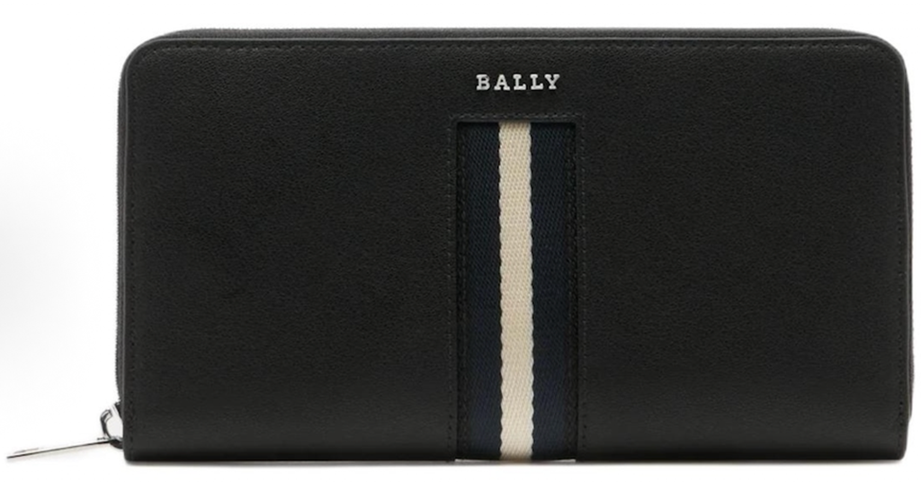 Ví Bally Logo Long Wallet 'Black' 6313150