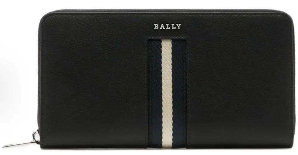 Ví Bally Logo Long Wallet 'Black' 6313150