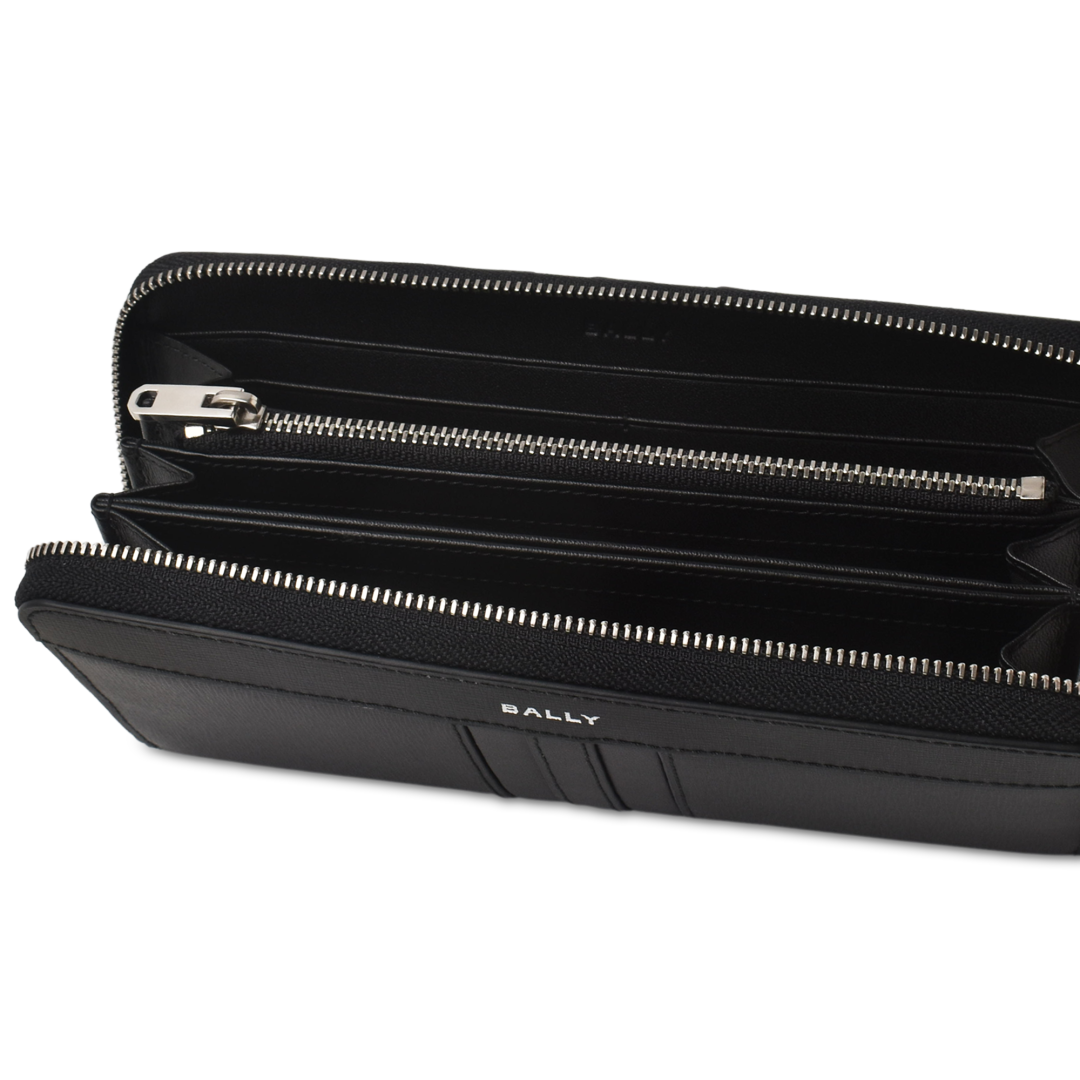 Alternative view of Ví Bally Mythos Zip Around Recycled Leather Wallet 'Black' 6308493