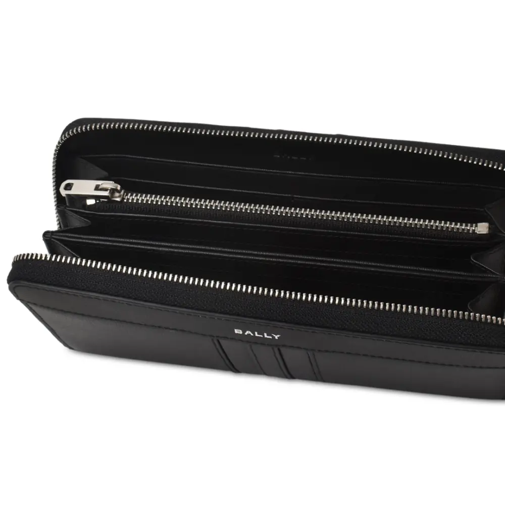 Alternative view of Ví Bally Mythos Zip Around Recycled Leather Wallet 'Black' 6308493