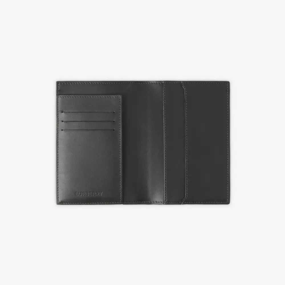 Ví Burberry Check Passport Holder 'Grey' 80732781 - Ảnh 3